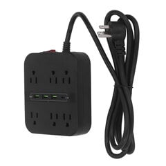 Jatkopistorasia Virtanauha USB PD -liitäntä Useita portteja Outlet Extender US Plug 110?125V hinta ja tiedot | Muuntimet ja invertterit | hobbyhall.fi