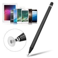 Screen Touch Pen Tablet Stylus Drawing kapasitiivinen kynä Universal Android/iOS Smart Phone Tablet Black hinta ja tiedot | Kannettavien tietokoneiden lisätarvikkeet | hobbyhall.fi