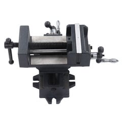 4in Cross Slide Drill Press Vise Valuteräksinen penkkiruuvipuristimet teolliseen porausjyrsinkoneeseen hinta ja tiedot | Kiinnitystarvikkeet | hobbyhall.fi