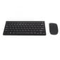 Smart Wireless Keyboard Mouse Kit Hiljainen LED-ilmaisin Vedenpitävä Virransäästö Kompakti Näppäimistö Hiirisarja Office Black hinta ja tiedot | Näppäimistöt | hobbyhall.fi