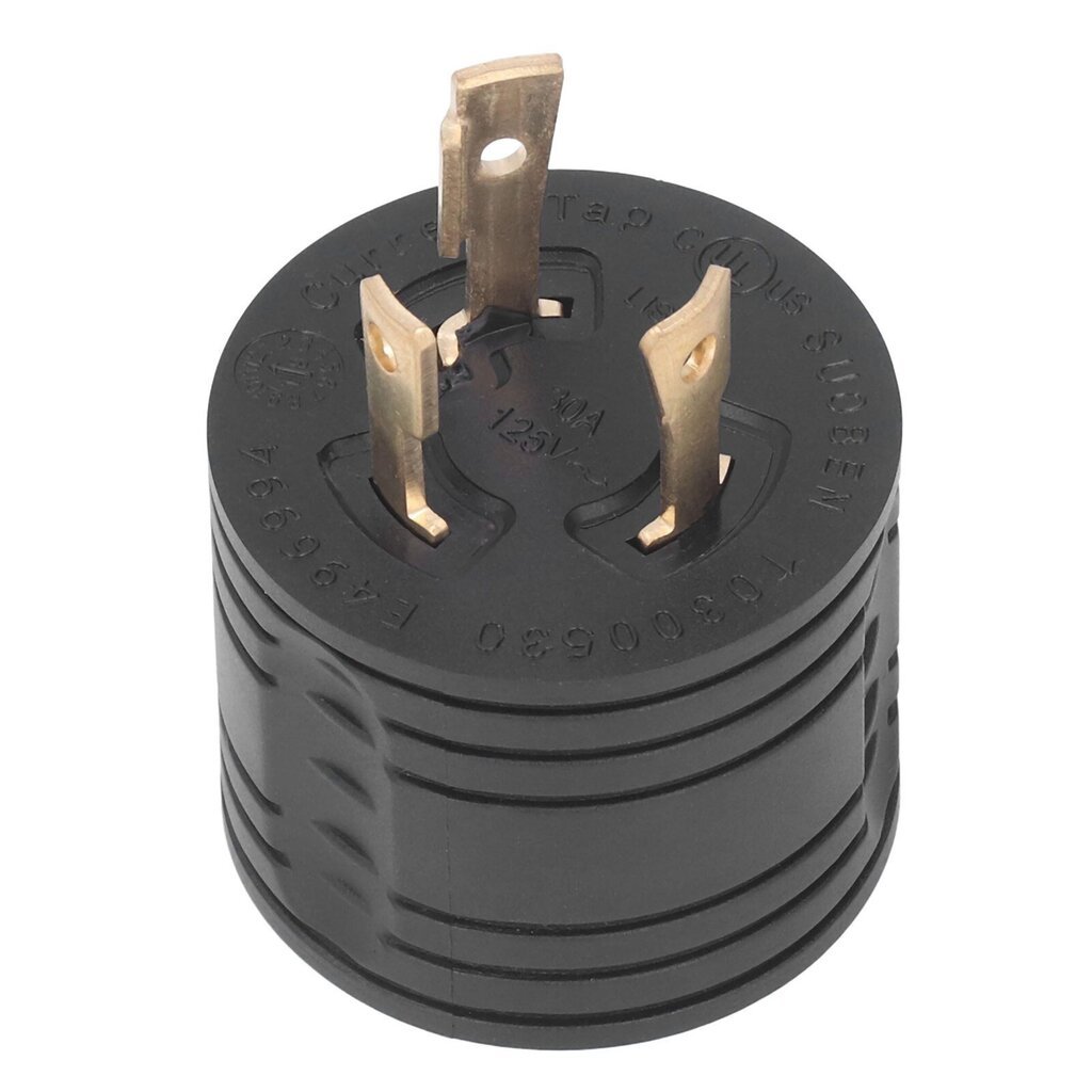 TT–RV Plug Teollinen generaattorisovitin Muunnin Pistoke Messinkikoskettimet US-standardi 125V 30A hinta ja tiedot | Muuntimet ja invertterit | hobbyhall.fi