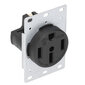 Teollisuusvastake NEMA 14-50R US Standard Industrial 4-reikäinen virtalähde 50A 125V/250V hinta ja tiedot | Muuntimet ja invertterit | hobbyhall.fi