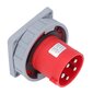 Vesitiivis Aviation Connector Outlet Nylon Messinki 5 Pin Industrial Socket 3P+N+E AC 220380V 240415V 63A hinta ja tiedot | Muuntimet ja invertterit | hobbyhall.fi