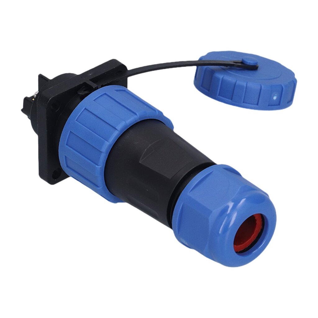 IP68 vedenpitävä pistokepistoke Neliönmuotoinen ruuvipuristus Aviation Industrial Connector Adapter 250V2 Pin hinta ja tiedot | Muuntimet ja invertterit | hobbyhall.fi