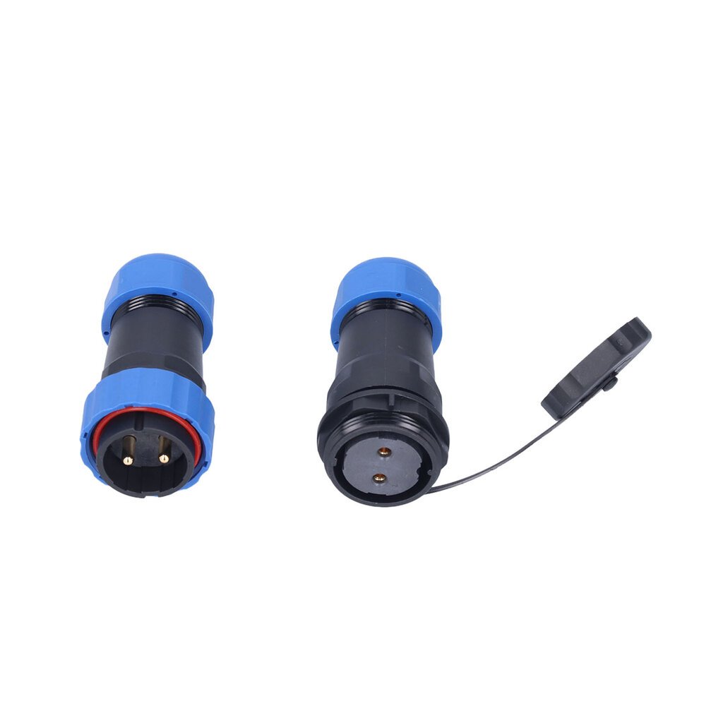 Aviation Plug SP28 Telakointityyppi 45A Suurvirta IP68 Vesitiivis Aviation Plug Socket 2 Core hinta ja tiedot | Muuntimet ja invertterit | hobbyhall.fi