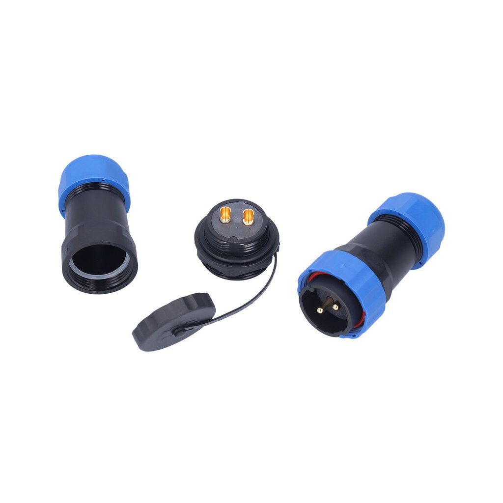 Aviation Plug SP28 Telakointityyppi 45A Suurvirta IP68 Vesitiivis Aviation Plug Socket 2 Core hinta ja tiedot | Muuntimet ja invertterit | hobbyhall.fi