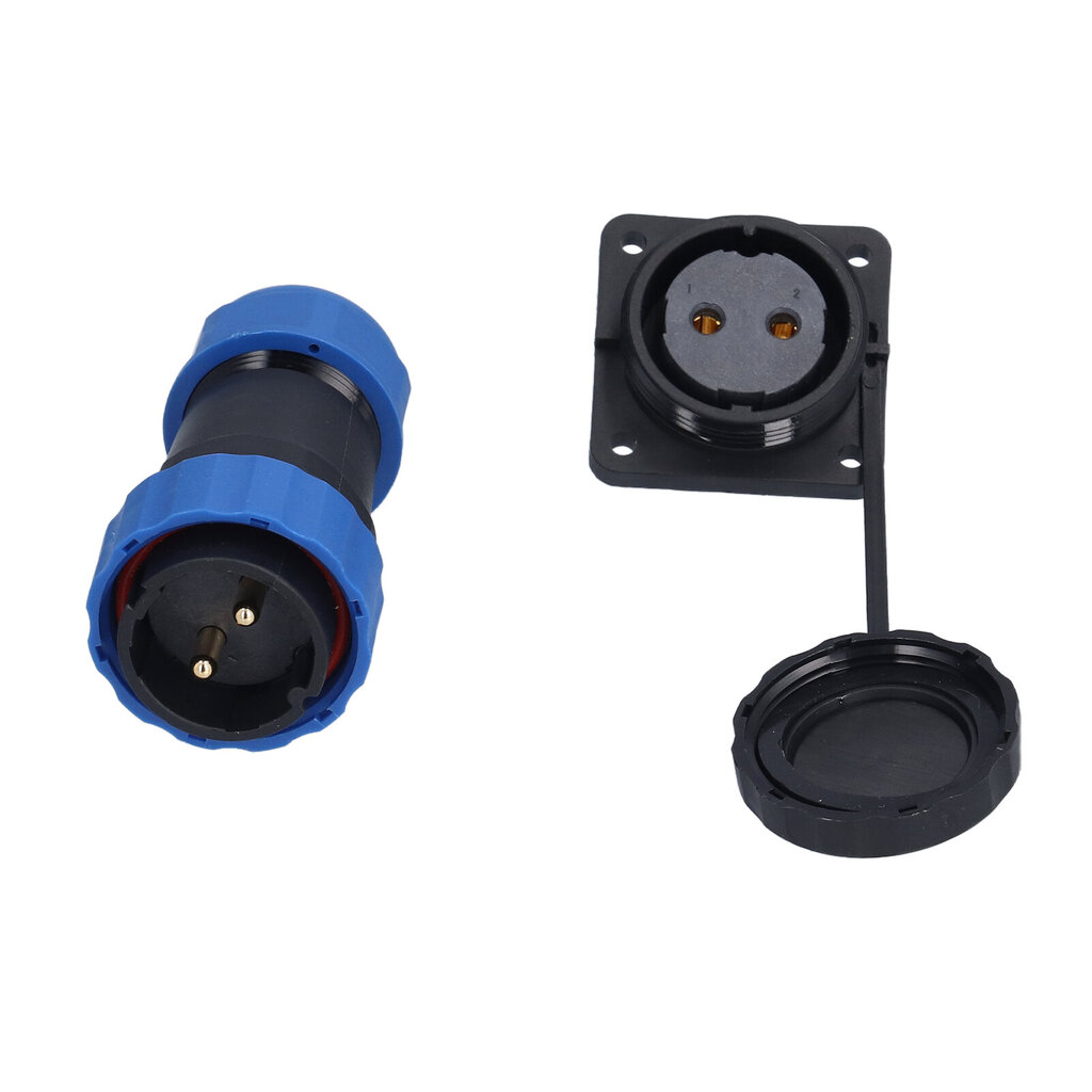 Vedenpitävä liitin neliö 4 reikää IP68 Aviation Power Socket 380V 45A kaapelijohdolle SP282 Pin hinta ja tiedot | Muuntimet ja invertterit | hobbyhall.fi