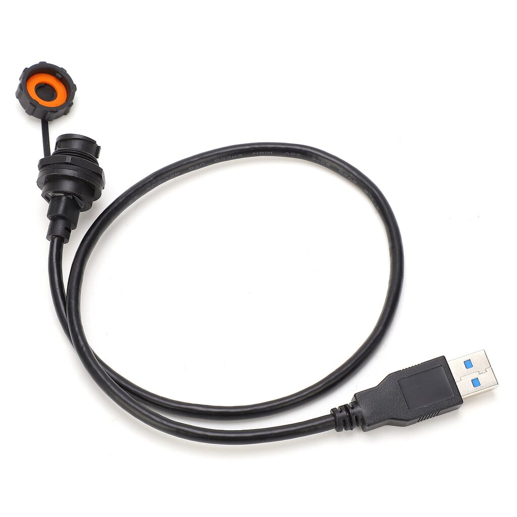 Vesitiivis USB-liitin IP68 TYPEC naaras USB3.0 uros kaapeliliittimellä E10TPCBFF/U3AM (1 metri) hinta ja tiedot | Muuntimet ja invertterit | hobbyhall.fi