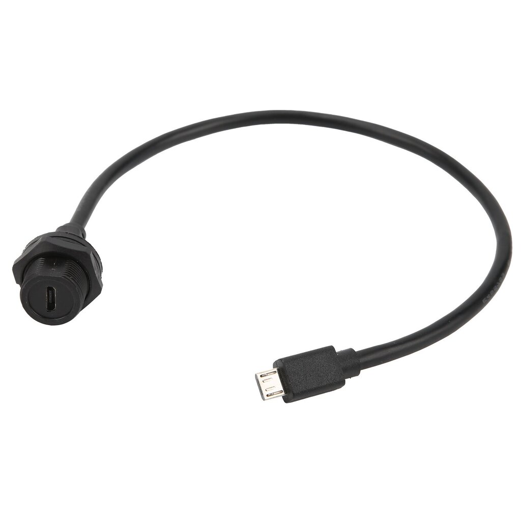 Vesitiivis USB-liitin IP67 MICRO USB naaraspuolinen uros kaapeliliitännällä E10MCTFF/MCAM (0,3 metriä) hinta ja tiedot | Muuntimet ja invertterit | hobbyhall.fi