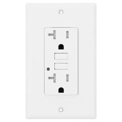 GFCI Outlet LD?3008B ETL-sertifioitu ABS-koristeelliset älykkäät seinälevyt AC125V-liitin hinta ja tiedot | Muuntimet ja invertterit | hobbyhall.fi