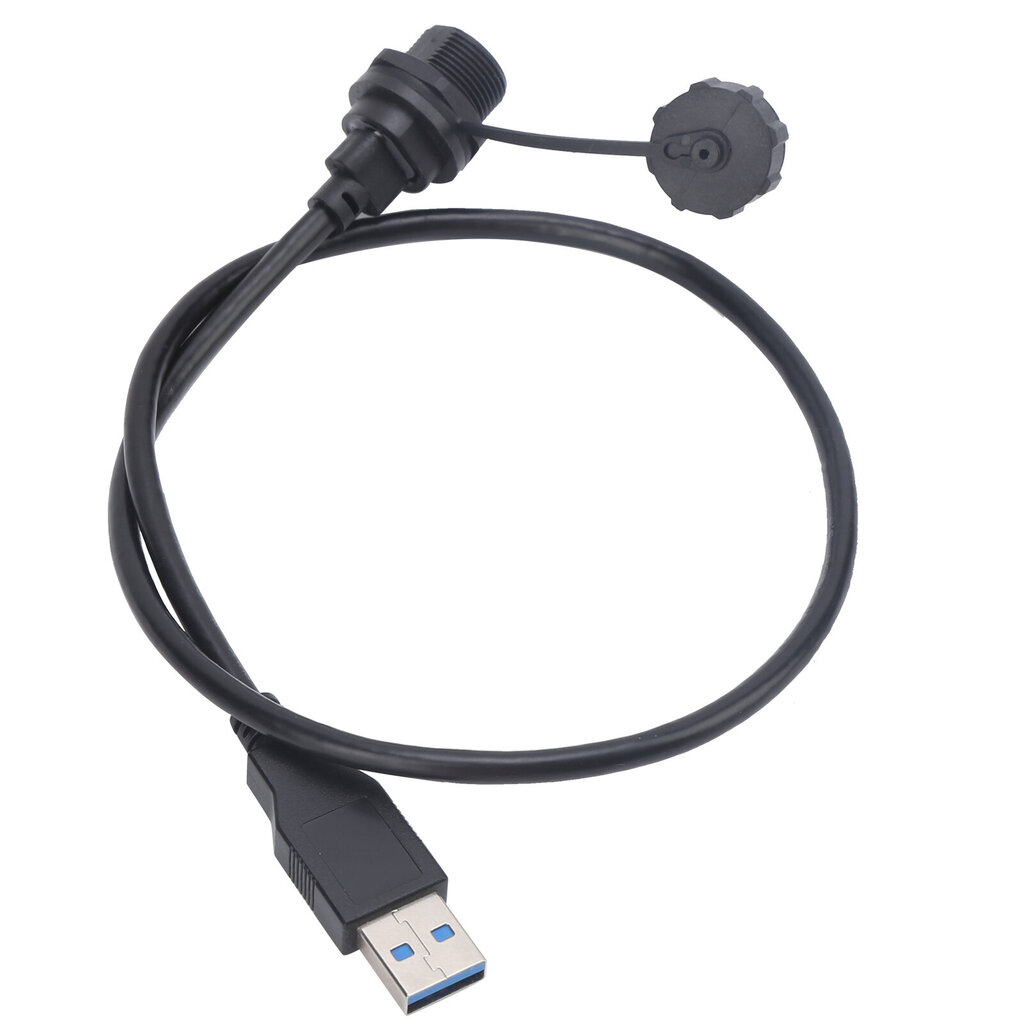 Vedenpitävä USB-liitin TypeC naaras kierre Lukituspaneelin kiinnitysvirtapistorasia E10TPC-TF-F/U3-AM(1M) hinta ja tiedot | Muuntimet ja invertterit | hobbyhall.fi