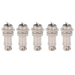 5 kpl Aviation Plug Connector Uros Naaras Lankapaneeli Tehorunko Metalliliittimet GX16 16mm 450V2pin hinta ja tiedot | Muuntimet ja invertterit | hobbyhall.fi