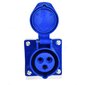 10 kpl 16A 220-250V Industrial Socket Plug Connector 3 Pin IP44 Vesitiivis BEM-113 hinta ja tiedot | Muuntimet ja invertterit | hobbyhall.fi