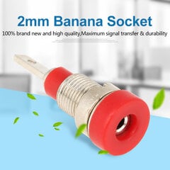 5 kpl Mix Color Banana Socket 2,0mm Jack paneeliasennustestien antureille hinta ja tiedot | Muuntimet ja invertterit | hobbyhall.fi