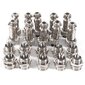 10 Setti GX12 5Pin 12mm Aviation Plug Uros Naaras Metalliliitin hinta ja tiedot | Muuntimet ja invertterit | hobbyhall.fi