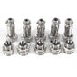 10 Setti GX12 5Pin 12mm Aviation Plug Uros Naaras Metalliliitin hinta ja tiedot | Muuntimet ja invertterit | hobbyhall.fi