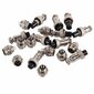 10 sarjan GX12 4Pin 12mm Aviation Plug Uros Naaras Metalliliitin hinta ja tiedot | Muuntimet ja invertterit | hobbyhall.fi