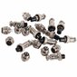 10 sarjan GX12 4Pin 12mm Aviation Plug Uros Naaras Metalliliitin hinta ja tiedot | Muuntimet ja invertterit | hobbyhall.fi