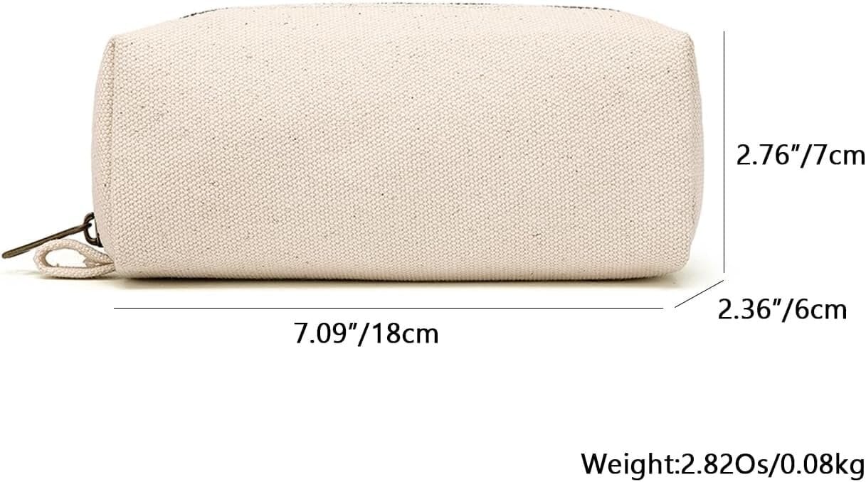 Penaali Kestävä puuvillainen kangaspussi kynille Tyylikäs ja pehmeä (beige) beige hinta ja tiedot | Penaalit | hobbyhall.fi