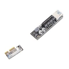 Emolevyn emolevy PCI?E X1–X1 USB3.0 ABS -jatkojohto SATA-virtalähteellä hinta ja tiedot | Kannettavien tietokoneiden lisätarvikkeet | hobbyhall.fi