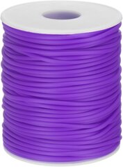 Ontot kuminauhat 54,6 jaardia pituus 2 mm ontto putki silikoni letku 1 mm reikä tee-se-itse-korujen tekemiseen kaulakorujen rannekoru, purppura violetti hinta ja tiedot | Miesten korut | hobbyhall.fi