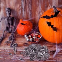 80 kpl Halloween Charms Riipukset Antiikki Hopea Riipukset Halloween Korut Valmistustarvike DIY Kaulakoru Rannekoru hinta ja tiedot | Miesten korut | hobbyhall.fi