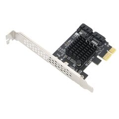 PCIE–2Port SATA 3.0 -laajennuskortti PCI Express SATA -sovitin Tuki AHCI1.0 IDE -tila hinta ja tiedot | Kannettavien tietokoneiden lisätarvikkeet | hobbyhall.fi