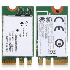 2.4G+5G Dual Band Wireless Network Card QCNFA435 NGFF / M.2 Interface Lenovo IdeaPadille hinta ja tiedot | Kannettavien tietokoneiden lisätarvikkeet | hobbyhall.fi