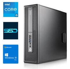 800 G2 SFF i5-6600 8GB 240GB SSD Windows 10 Professional hinta ja tiedot | Pöytätietokoneet | hobbyhall.fi