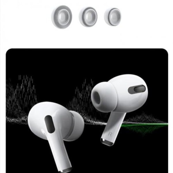 Alkuperäiset korvatyynyt Apple AirPods Prolle - Sopii kaikkiin Airpodeihin hinta ja tiedot | Kuulokkeiden tarvikkeet | hobbyhall.fi