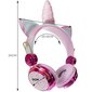 Bluetooth Stereokuulokkeet Unicorn mikrofonilla Pink hinta ja tiedot | Kuulokkeet | hobbyhall.fi