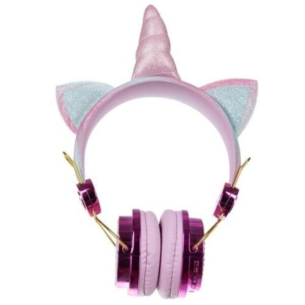 Bluetooth Stereokuulokkeet Unicorn mikrofonilla Pink hinta ja tiedot | Kuulokkeet | hobbyhall.fi