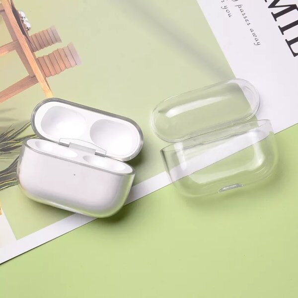 Läpinäkyvä AirPods Pro Shell hinta ja tiedot | Kuulokkeiden tarvikkeet | hobbyhall.fi