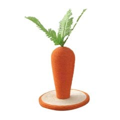 Kissa Scratch Post Porkkana Muoto Pehmeä Mukava Eloisa Ihana Paksu Kestävä Sisal Kissan raapimismatto Suuri hinta ja tiedot | Kissan lelut | hobbyhall.fi