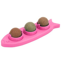 Catnip Wall Balls Monikäyttöiset hampaiden puhdistus Turvalliset Terveet Hampaiden Kissanpallolelut CatsPink hinta ja tiedot | Kissan lelut | hobbyhall.fi