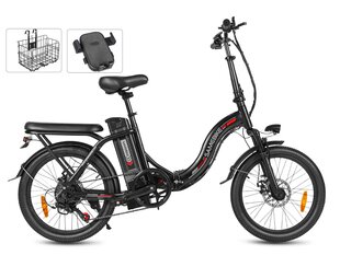 Sähköpyörä Samebike CY20, 20", 350W, 12Ah, musta hinta ja tiedot | Sähköpyörät | hobbyhall.fi