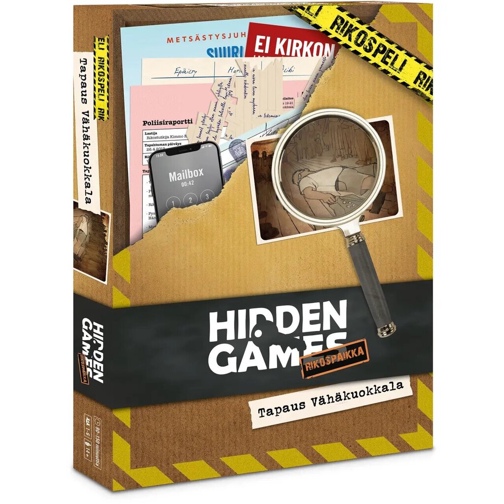 Pöytäpeli Hidden Games Rikospaikka: Tapaus Vähäkuokkala, FI hinta ja tiedot | Lautapelit ja älypelit | hobbyhall.fi