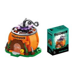 Halloween Village Building Haunted House -puku, Halloween-rakennuspalikat lelu pojille ja tytöille yli 6-vuotiaille hinta ja tiedot | LEGOT ja rakennuslelut | hobbyhall.fi