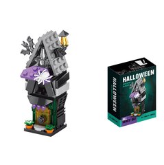 Halloween Village Building Haunted House -rakennuspalikat, 88 osaa hinta ja tiedot | LEGOT ja rakennuslelut | hobbyhall.fi