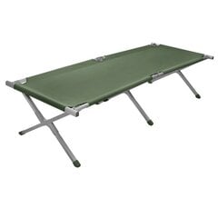 Kokoontaitettava sänky MIL-TEC Olive, 210 x 70 x 42 cm hinta ja tiedot | Retkeilyvarusteet | hobbyhall.fi