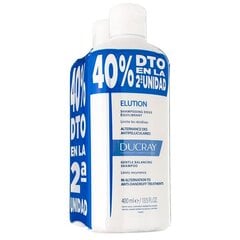 Ducray Elution shampoo, 2x400 ml hinta ja tiedot | Shampoot | hobbyhall.fi