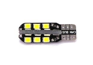 W5W LED T10 12V canbus 400lm, 1 kpl. hinta ja tiedot | Polttimot | hobbyhall.fi