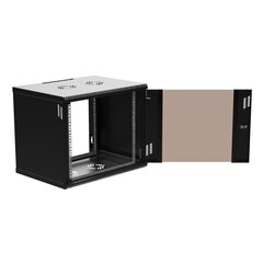 Extralink Premium 9U 600x450 seinäkaappi, musta hinta ja tiedot | Palvelimet | hobbyhall.fi