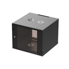 Seinäkaappi Extralink Premium 9U 600x600, musta hinta ja tiedot | Palvelimet | hobbyhall.fi