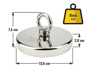 Sensei neodyymimagneetti 800kg hinta ja tiedot | Käsityökalut | hobbyhall.fi