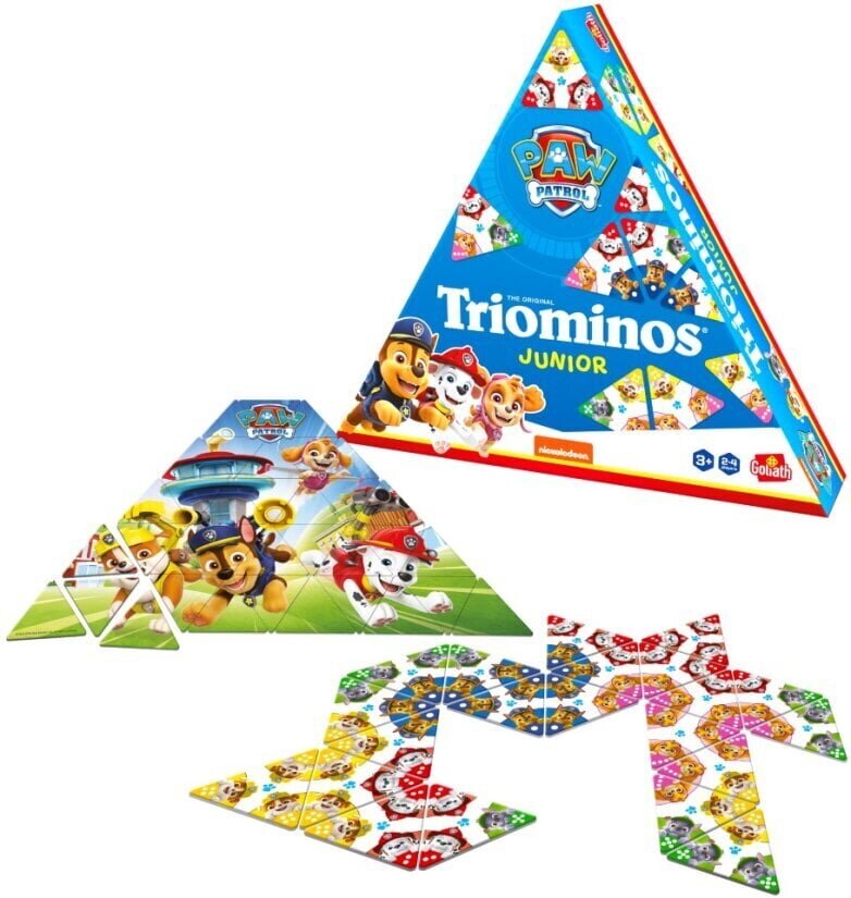 Paw Patrol - Triominos Junior - Lasten peli hinta ja tiedot | Lautapelit ja älypelit | hobbyhall.fi