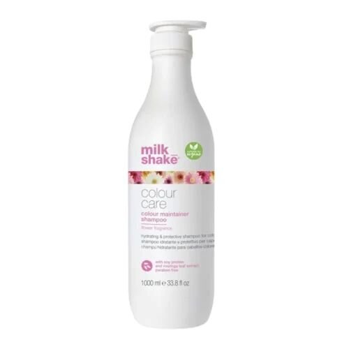 Shampoo värjätyille hiuksille Milk Shake Color Care Flower Fragrance Shampoo 1000ml hinta ja tiedot | Hiusnaamiot, öljyt ja seerumit | hobbyhall.fi