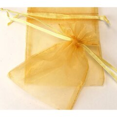 Lahjapussit - organza, 7 x 9 cm - koruille, jalokivikoruille, karamelleille, hääjuhliin, lahjapaketointiin. 100 kpl. hinta ja tiedot | Lahjapaketointi | hobbyhall.fi