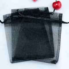 Lahjapussit - organza, 9 x 12 cm - koruille, jalokivikoruille, karamelleille, hääjuhlille, lahjapaketointiin. 100 kpl. hinta ja tiedot | Lahjapaketointi | hobbyhall.fi