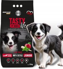 Biofeed Tasty Dogs Life Junior kuivaruoka keskikokoisille ja isoille koiranpennuille, 12 kg hinta ja tiedot | Koiran kuivaruoka | hobbyhall.fi